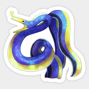 Cozy Ribbon Eel Sticker